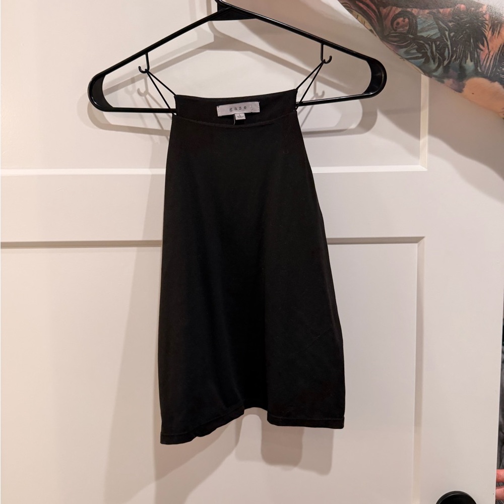 Gaze Black Mini Skirt